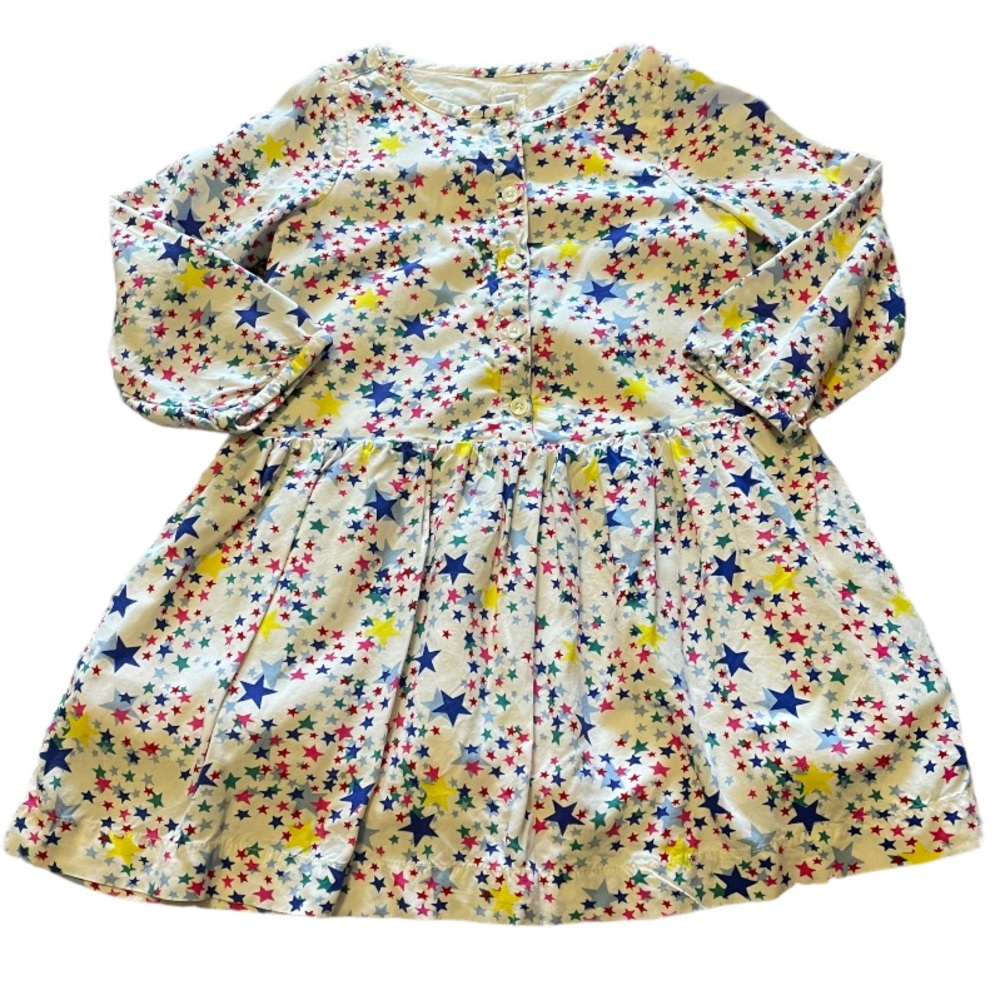 Baby Gap Girls Button Down Star Dress